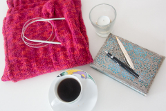 Schal-Flatlay
