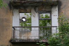 Balkon-verlassen